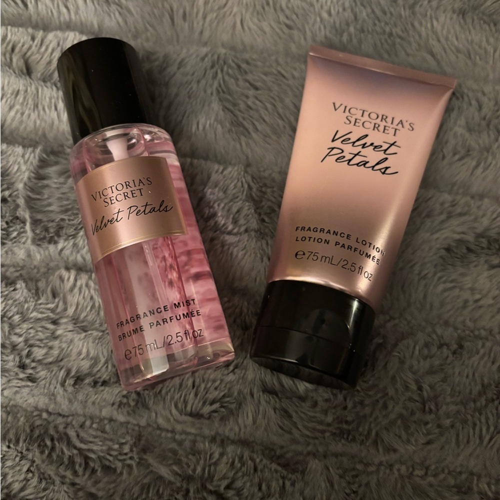 Victoria's Secret Velvet Petals Fragrance Mist and Lotion Set